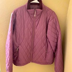 Women’s L.L. Bean Large Purple Zip-Up Jacket